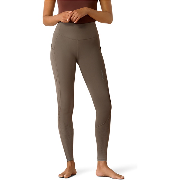 2025 Ariat Femmes Respire Eos Demi-pince Tight 10054929 - Plum Grey